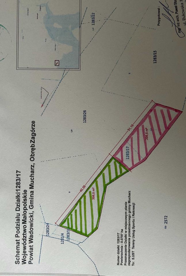 Działka budowlana Świnna Poręba. Zdjęcie 4