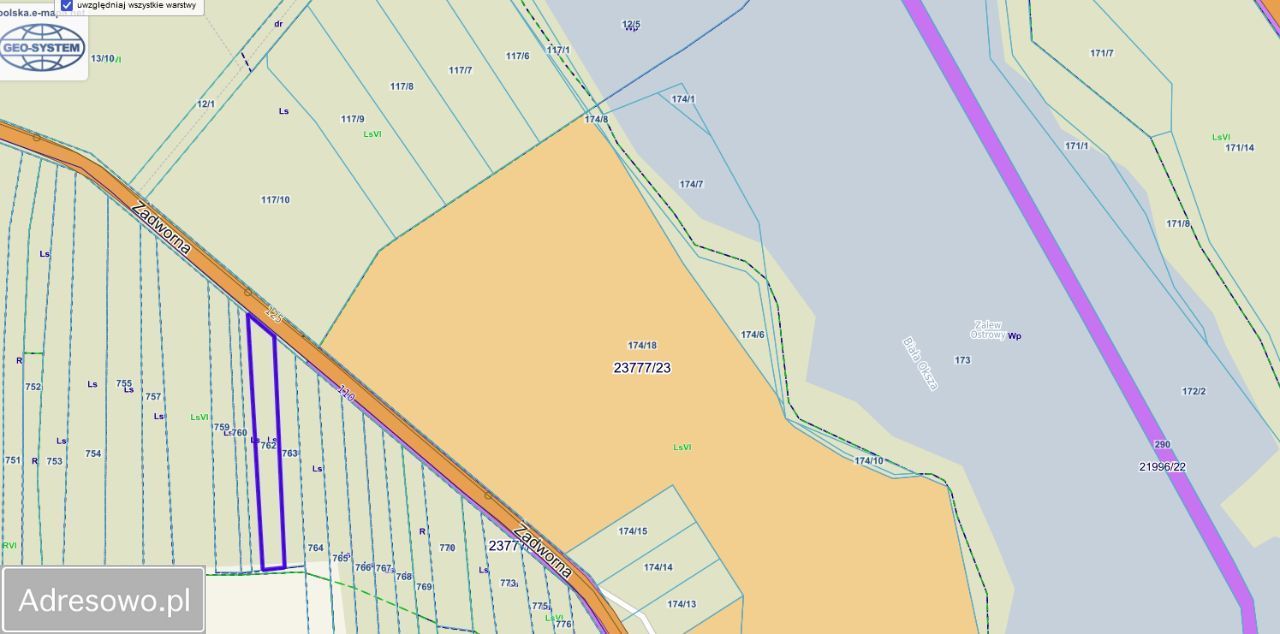 Działka leśna Ostrowy nad Okszą, ul. Zadworna. Zdjęcie 7