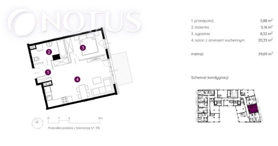 Mieszkanie 2-pokojowe Katowice, ul. Karoliny. Zdjęcie 4