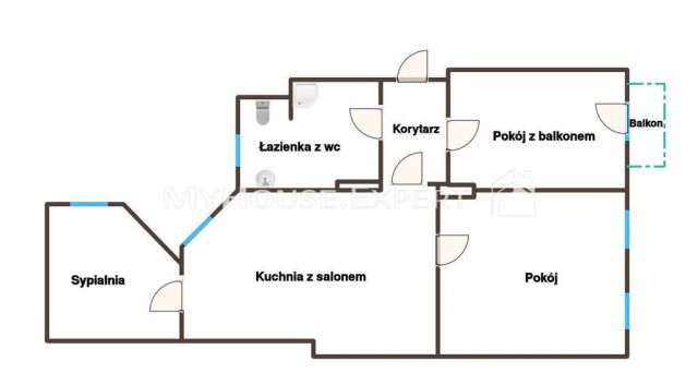 Mieszkanie 4-pokojowe Witnica, ul. gen. Władysława Sikorskiego. Zdjęcie 14