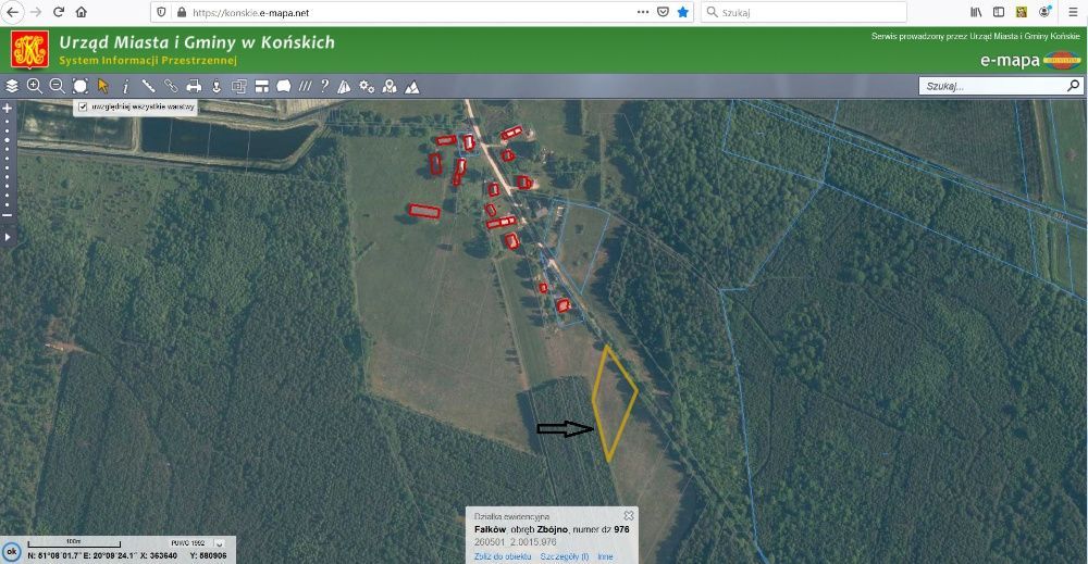 Działka budowlana Zbójno Greszczyn. Zdjęcie 7