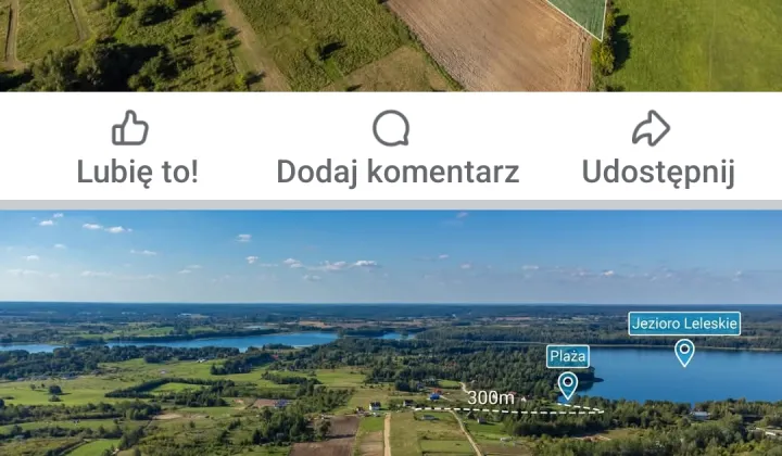 Działka budowlana Leleszki