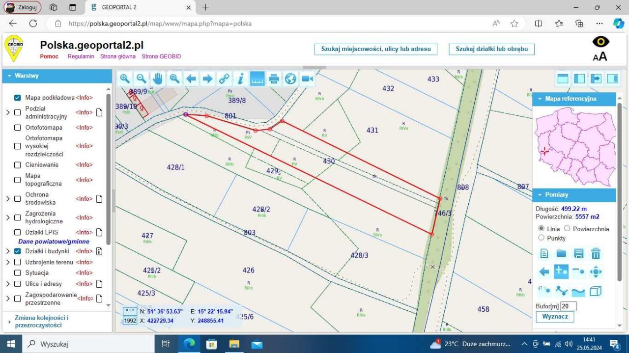Działka budowlana Bożnów. Zdjęcie 3