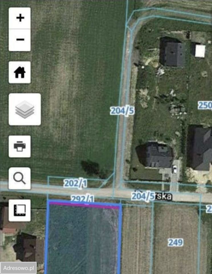 Działka rolno-budowlana Bronisin Dworski. Zdjęcie 4