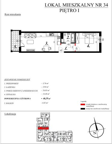 Mieszkanie 2-pokojowe Sochaczew, ul. Kochanowskiego. Zdjęcie 23