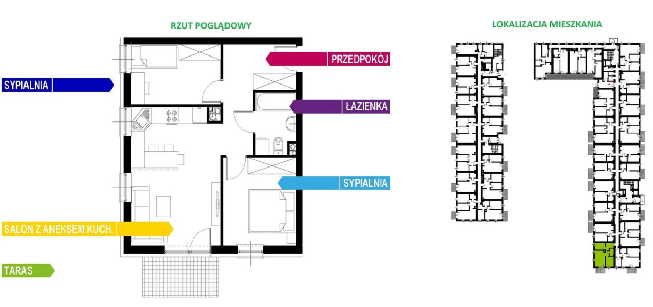 Mieszkanie 3-pokojowe Tychy Żwaków, ul. Żorska. Zdjęcie 2