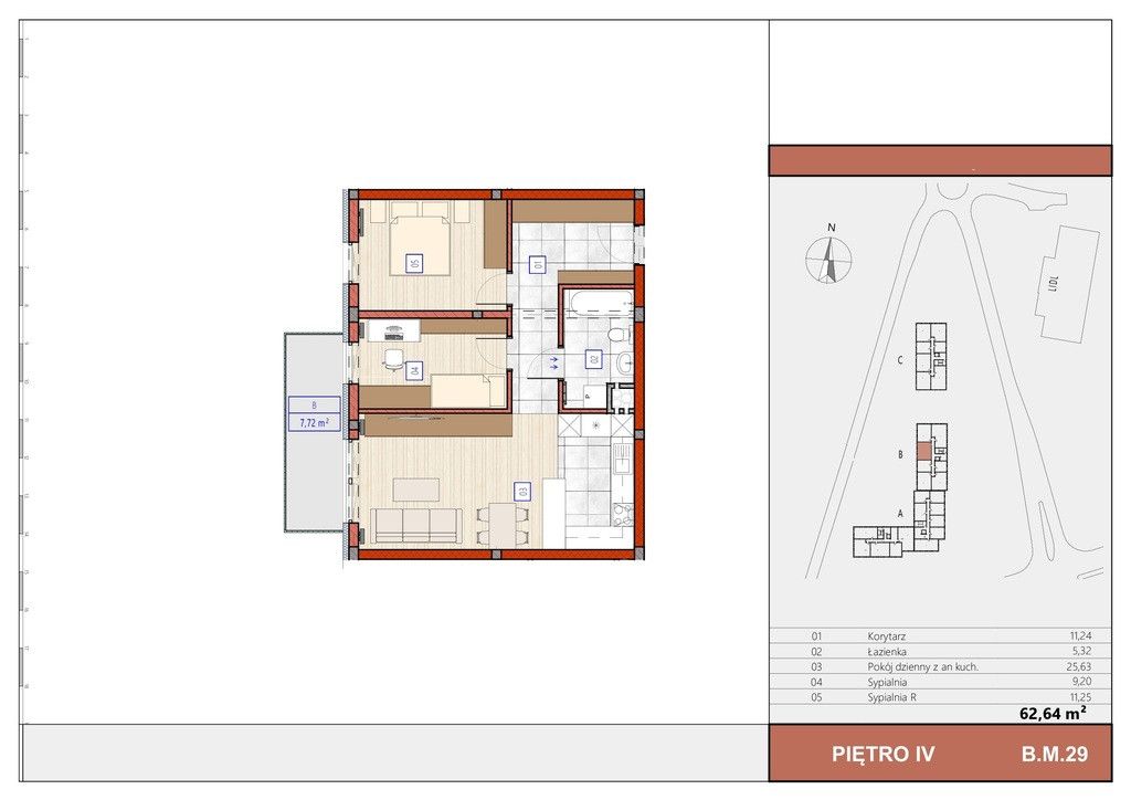 Mieszkanie 3-pokojowe Częstochowa Parkitka. Zdjęcie 2