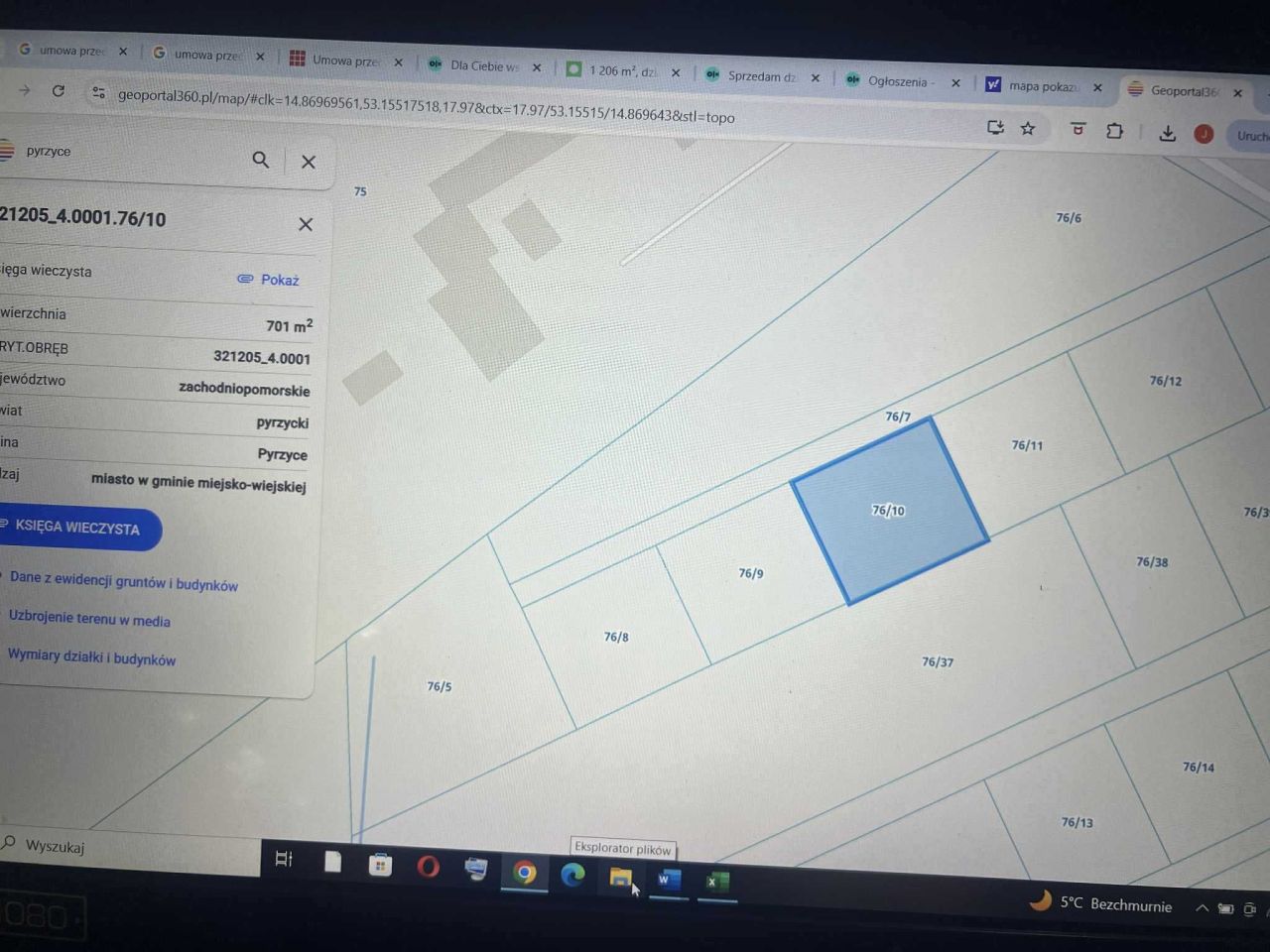 Działka budowlana Pyrzyce, ul. Równa. Zdjęcie 2