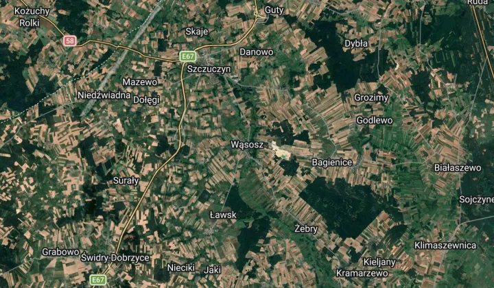 Działka budowlana Wąsosz