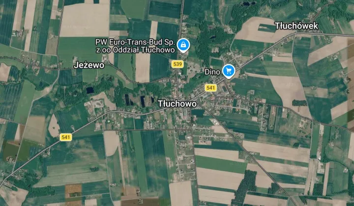 Działka rolna Tłuchowo