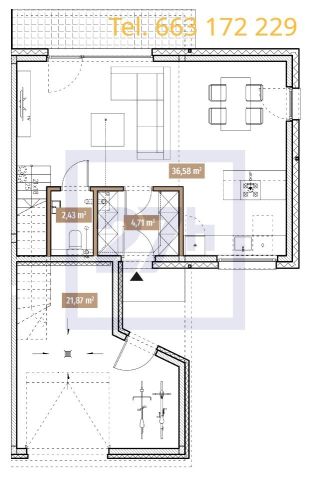 bliźniak, 4 pokoje Brzezina, ul. Słoneczna. Zdjęcie 3