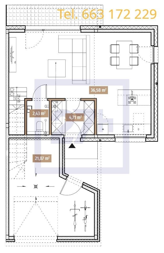 bliźniak, 4 pokoje Brzezina, ul. Słoneczna. Zdjęcie 48