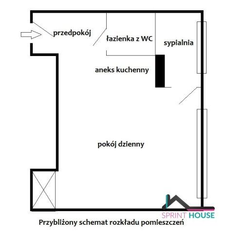 Mieszkanie 2-pokojowe Warszawa Ochota, ul. Aleje Jerozolimskie. Zdjęcie 11