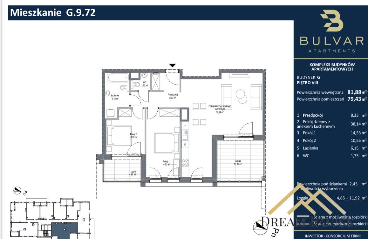 Mieszkanie 3-pokojowe Gdańsk Przymorze, ul. Czarny Dwór. Zdjęcie 12