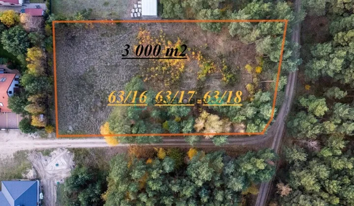 Działka budowlana Antonie, ul. Bursztynowa