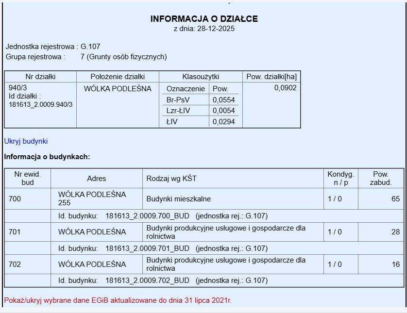 Działka budowlana Wólka Podleśna Zagrody. Zdjęcie 9