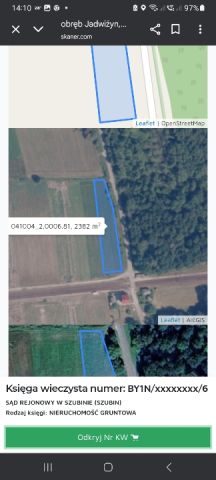 Działka budowlana Jadwiżyn. Zdjęcie 1