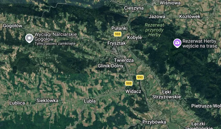 Działka budowlana Glinik Dolny