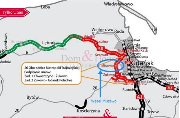 Działka budowlana Miszewko. Zdjęcie 8