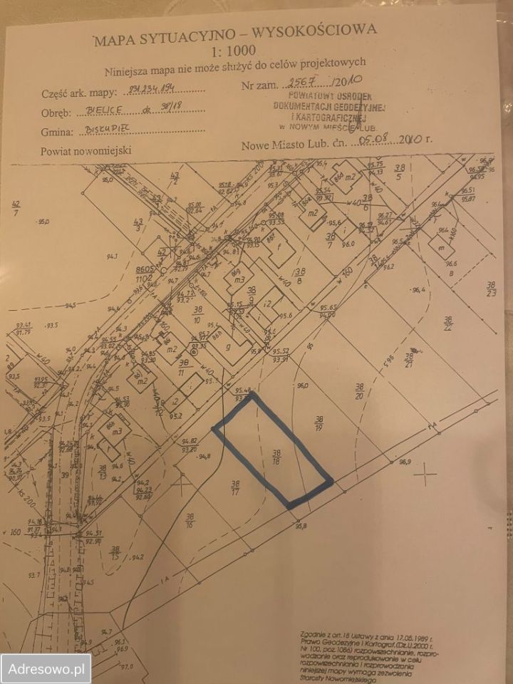 Działka budowlana Bielice. Zdjęcie 6