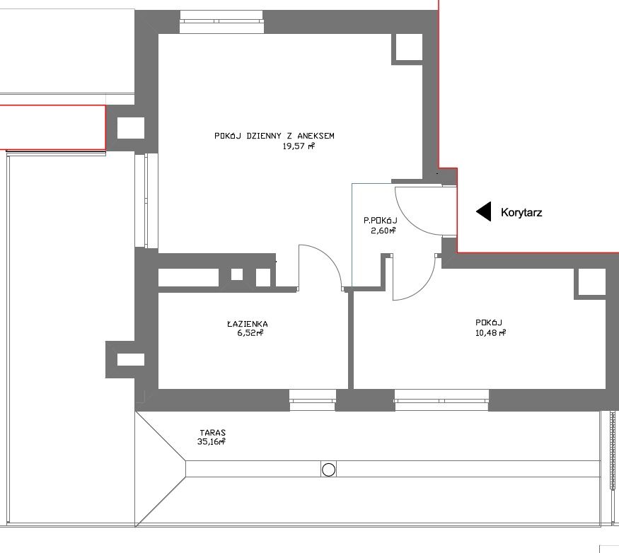 Mieszkanie 2-pokojowe Poznań Górczyn, ul. Romana Dmowskiego. Zdjęcie 9