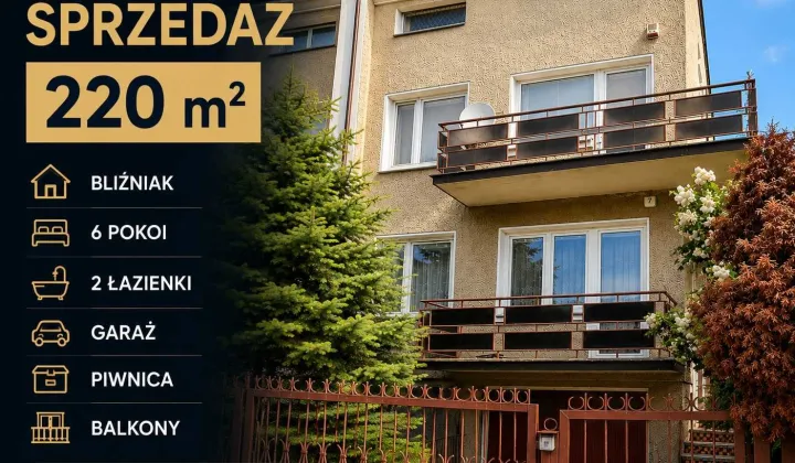 bliźniak, 6 pokoi Radom Glinice