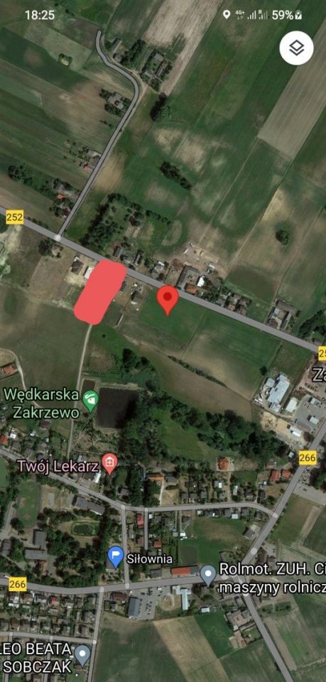 Działka budowlana Zakrzewo. Zdjęcie 2