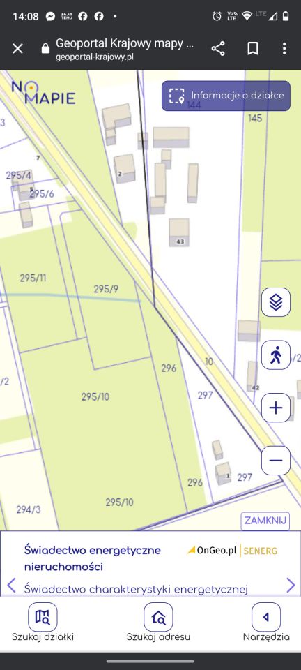 Działka budowlana Dąbrówka Nagórna-Wieś Dąbrówka Nagórna Pierwsza, ul. Radomska. Zdjęcie 3