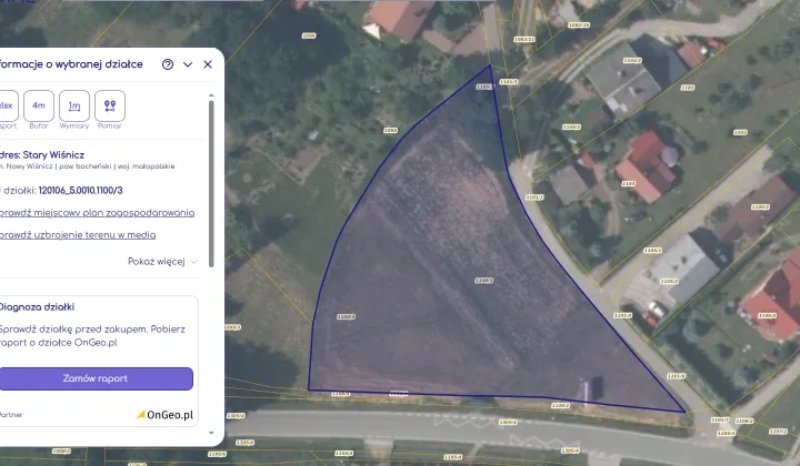 Działka budowlana Stary Wiśnicz