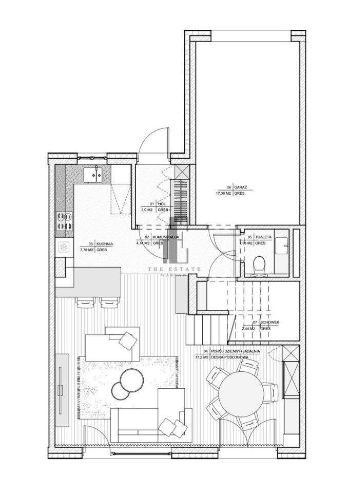 dom szeregowy, 5 pokoi Stara Wieś, ul. Słowika. Zdjęcie 26
