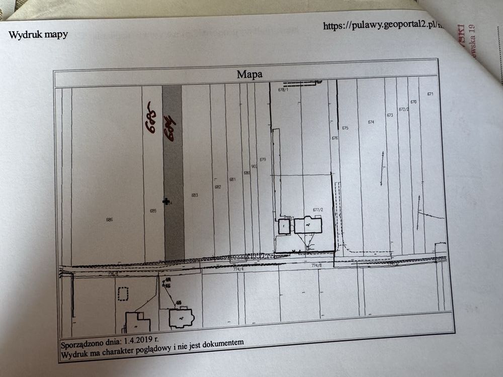 Działka rolno-budowlana Góra Puławska, ul. Graniczna