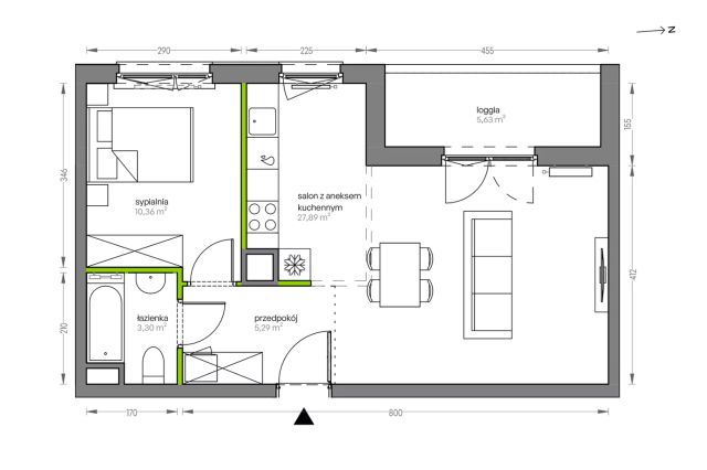 Mieszkanie 2-pokojowe Kraków Płaszów, ul. Myśliwska. Zdjęcie 25