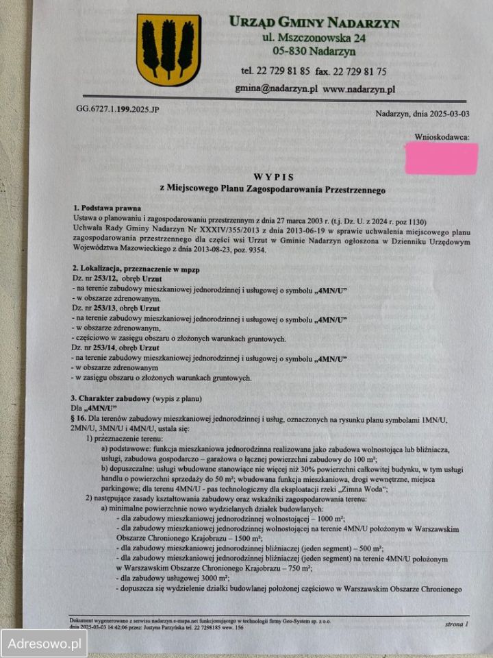 Działka budowlana Urzut, ul. Łąkowa. Zdjęcie 9