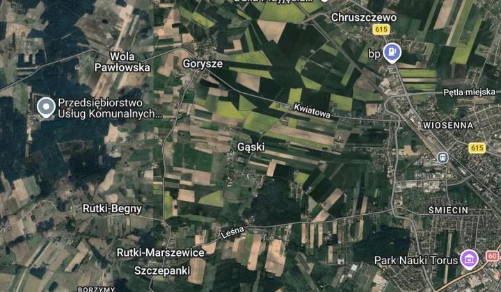 Działka budowlana Gąski