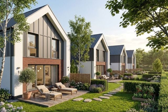 bliźniak, 4 pokoje Stare Grochale. Zdjęcie 3