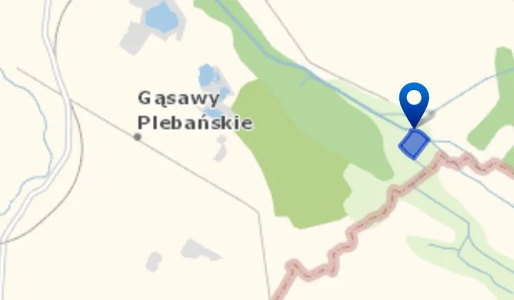 Działka leśna Jastrząb, ul. Leśna