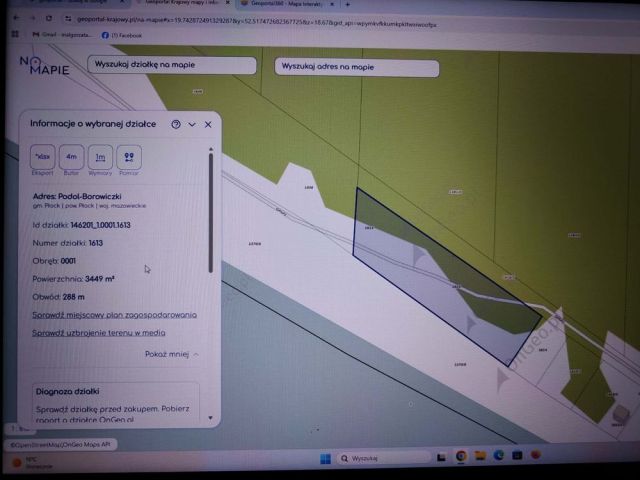Działka rekreacyjna Płock Borowiczki-Cukrownia, ul. Gmury. Zdjęcie 1
