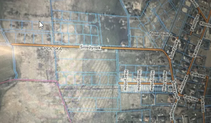 Działka budowlana Nowe Bielice, ul. Śnieżynek