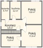 Mieszkanie 3-pokojowe Bartoszyce, ul. Curie-Skłodowskiej. Zdjęcie 4