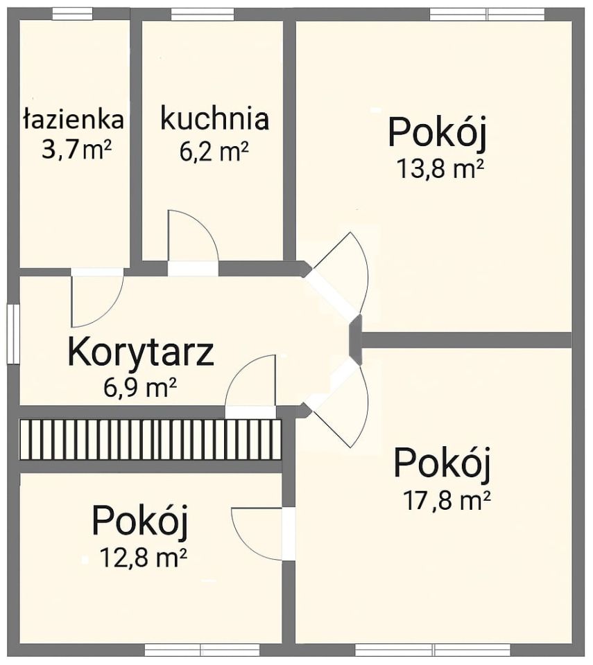 Mieszkanie 3-pokojowe Bartoszyce, ul. Curie-Skłodowskiej. Zdjęcie 5