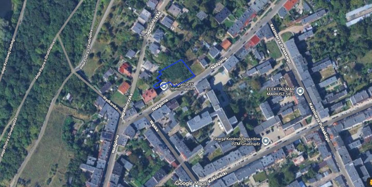 Działka budowlana Grudziądz Centrum, ul. Nadgórna. Zdjęcie 4