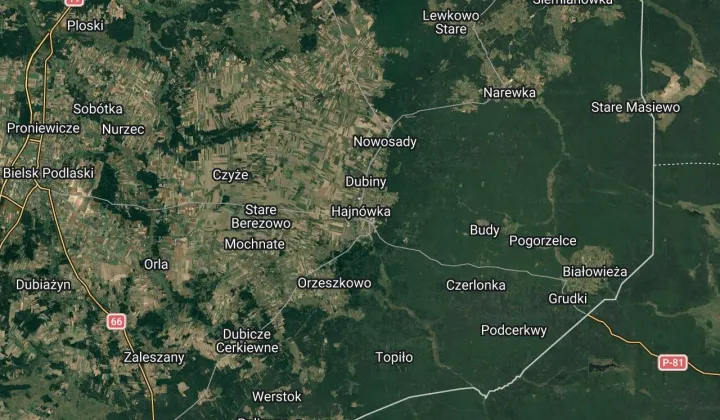 Działka siedliskowa Hajnówka
