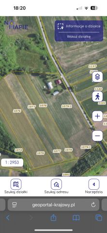 Działka rolna Miękisz Nowy. Zdjęcie 1