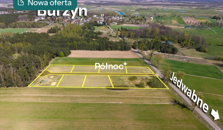 Działka budowlana Burzyn, ul. Krótka