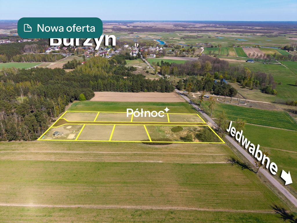 Działka budowlana Burzyn, ul. Krótka. Zdjęcie 1