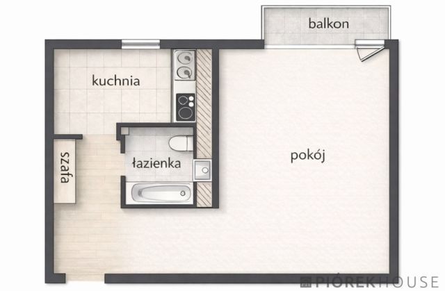 Mieszkanie 1-pokojowe Warszawa Praga-Południe, ul. Kirasjerów. Zdjęcie 6