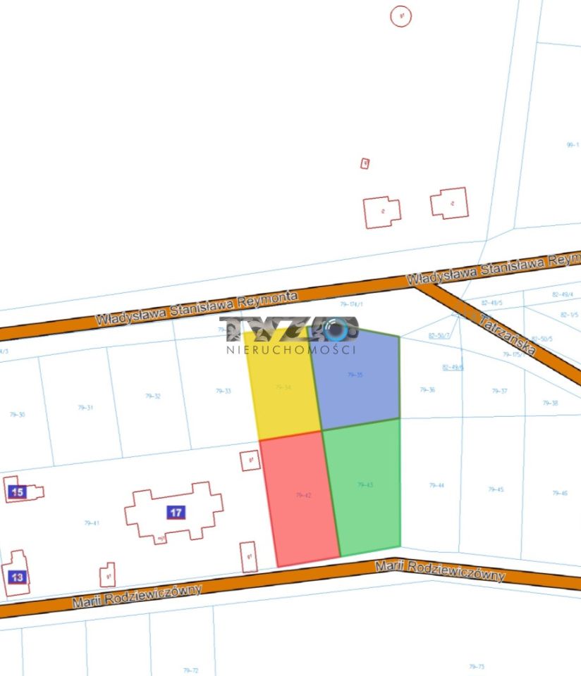 Działka budowlana Otwock, ul. Władysława Stanisława Reymonta