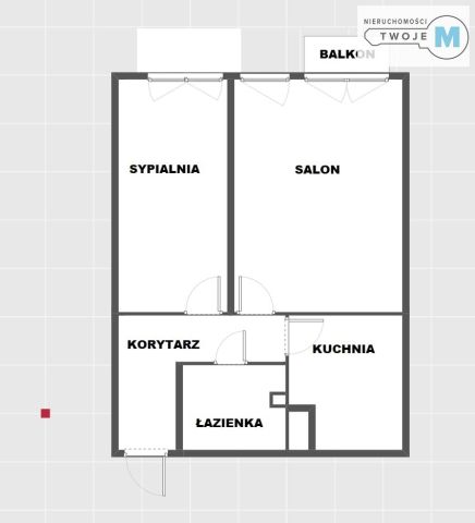 Mieszkanie 2-pokojowe Kielce Centrum, ul. Chęcińska. Zdjęcie 12