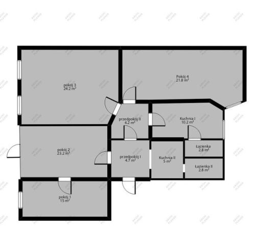 Mieszkanie 4-pokojowe Szczecin, ul. Monte Cassino. Zdjęcie 1