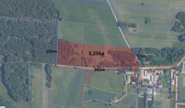 Działka rolno-budowlana Zaryte